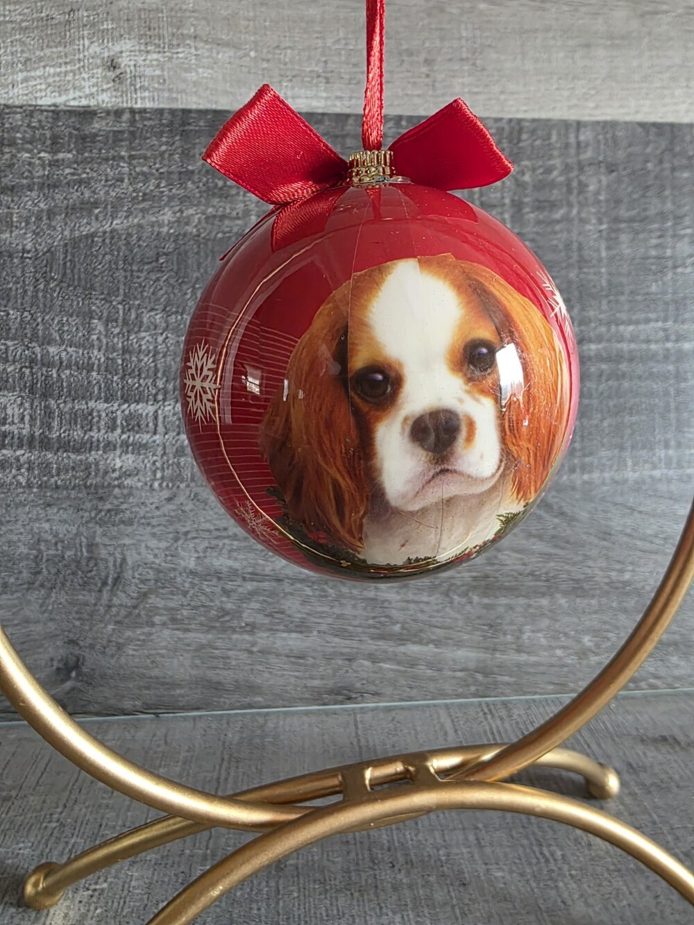 Christmas Tree Ornament King Charles Cavalier Dog Cocker Spaniel E & S Pets 124d